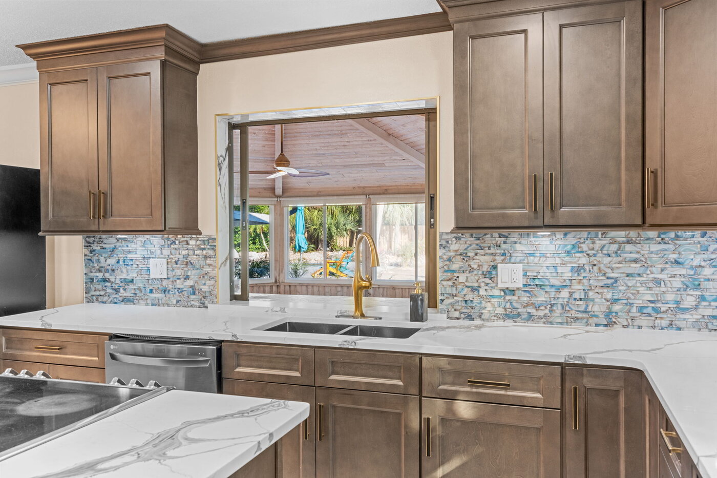A Florida kitchen in a home available through The Golden Estates Team